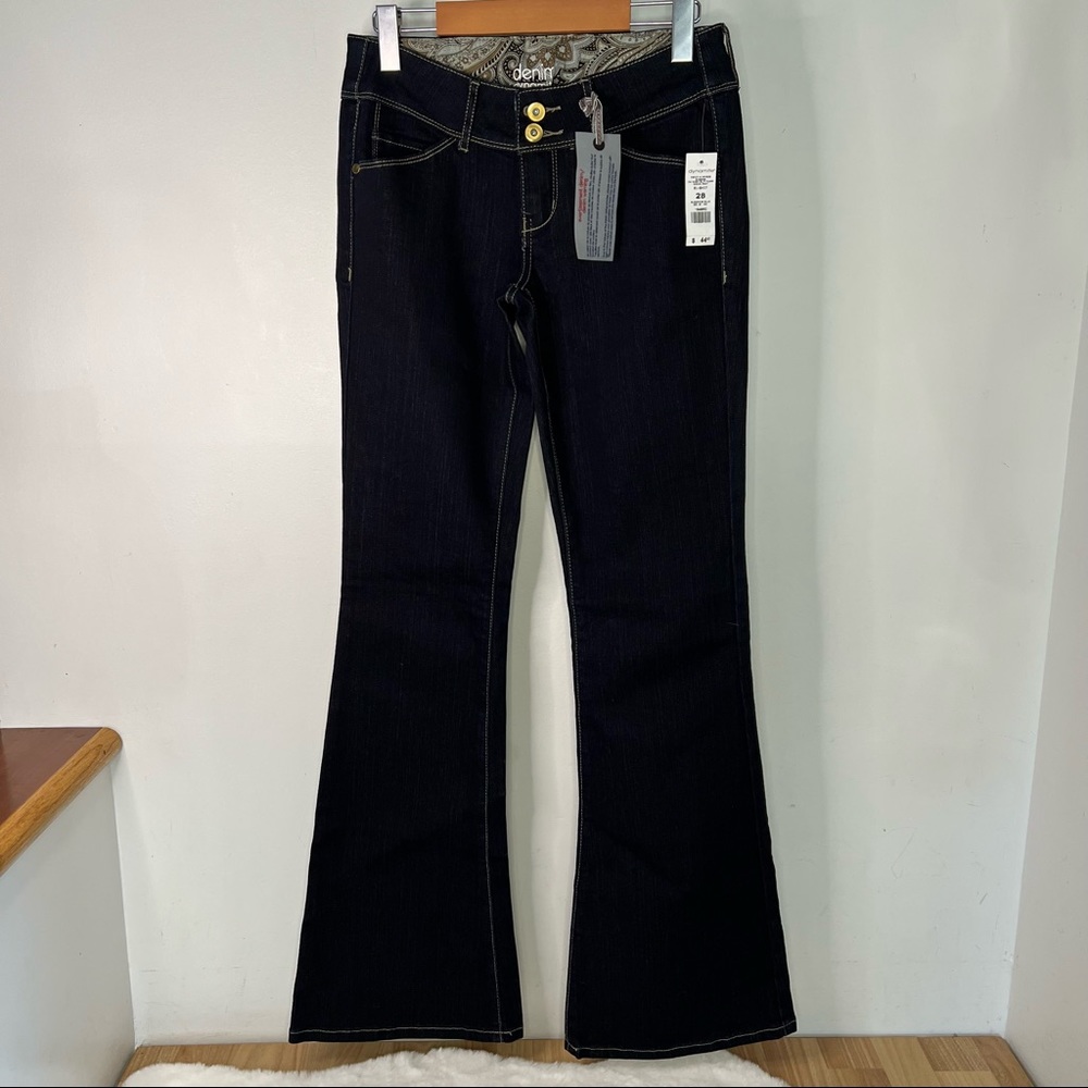 NEW Dynamite Vintage Style Flare Jeans Dark Denim from mid 2000s Size 28